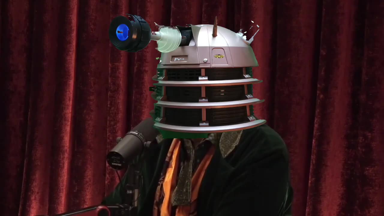 Joe Rogan vs Dalek by Psychiceyeclix