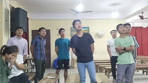 Zotung Christian Fellowship Youth Sing Song Practice behind Video 2023