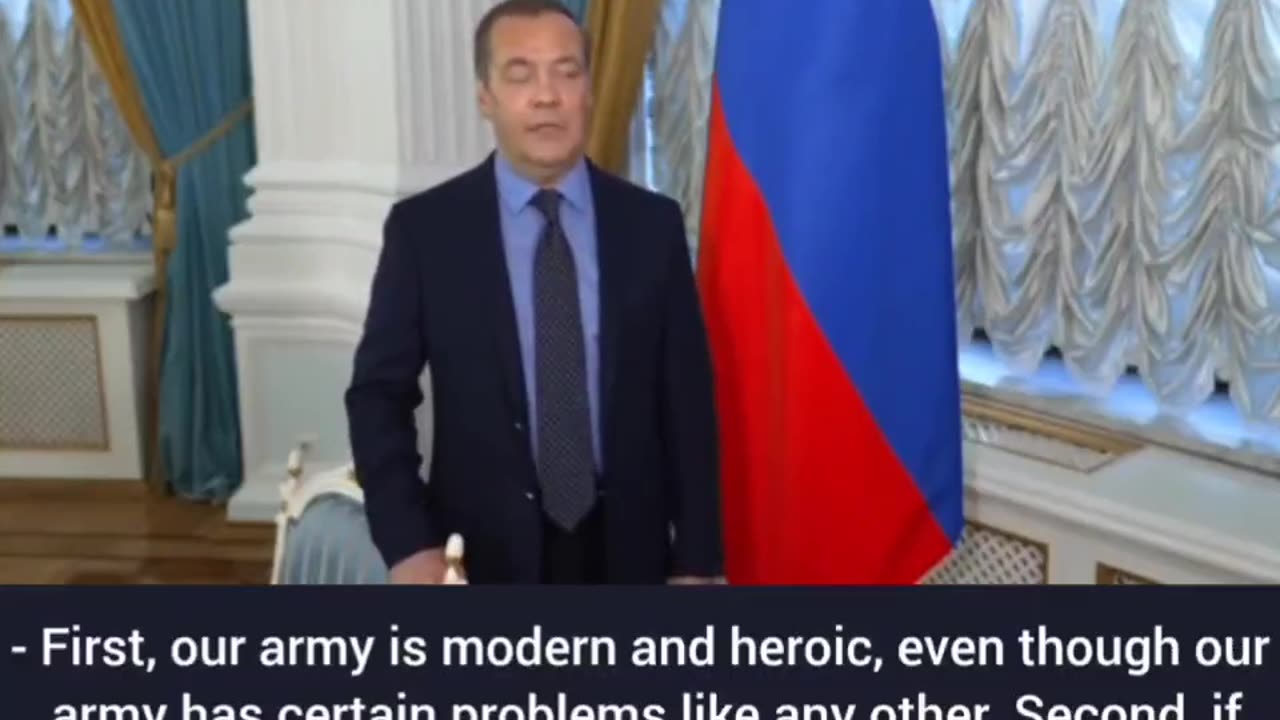 Whatever Medvedev discusses, he always comes back to using nuclear weapons.