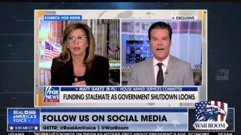 Great interview by Maria Bartiromo of Matt Gaetz