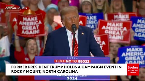 FULL EVENT: Trump Drops The Hammer On Biden, Harris After 'Garbage' Comments At North Carolina Rally