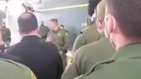 Tense exchange between CBP agents & USBP Chief today in Laredo (full version)