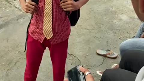 Indian child funny action