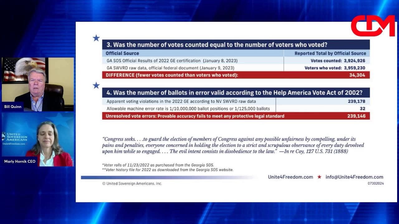 Georgia Scorecard - CEO, Marly Hornik on CDM