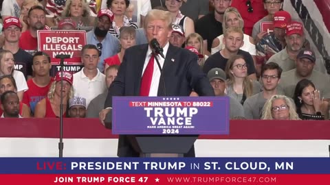 Trump: "The one job Kamala had was the border...but it was the biggest disaster in border history"