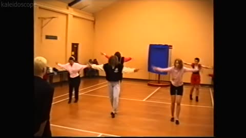 FOOTAGE OF REHEARSALS , TEAMS ENTERING BRITISH FREESTYLE CHAMPIONSHIPS AT HULL UNI