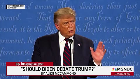 Should Biden debate Trump