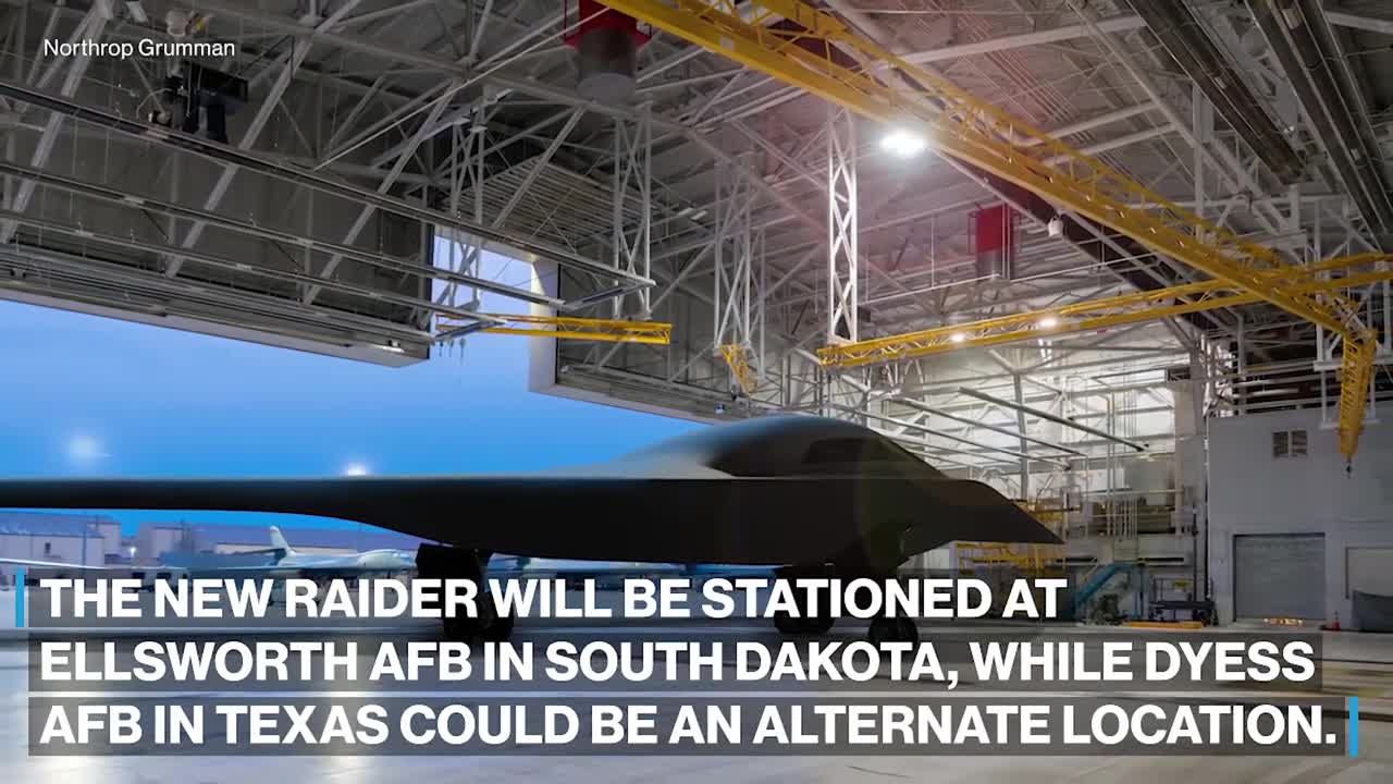 New B-21 stealth bomber makes public debut