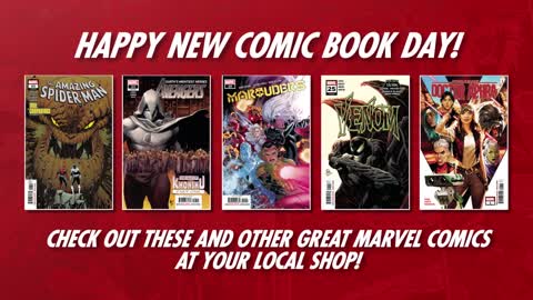 Happy New Comic Book Day From Marvel!