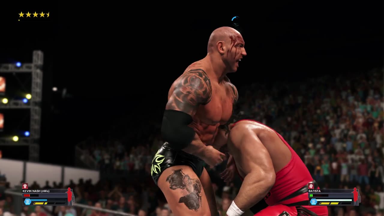 WWE 2K23: Kevin Nash VS Batista - Highlights