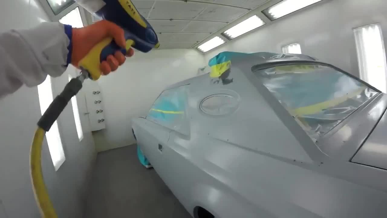 Video 1 of completing car painting operation