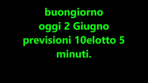 10ELOTTO 5 MINUTI- ORE 12 .18 CIRCA