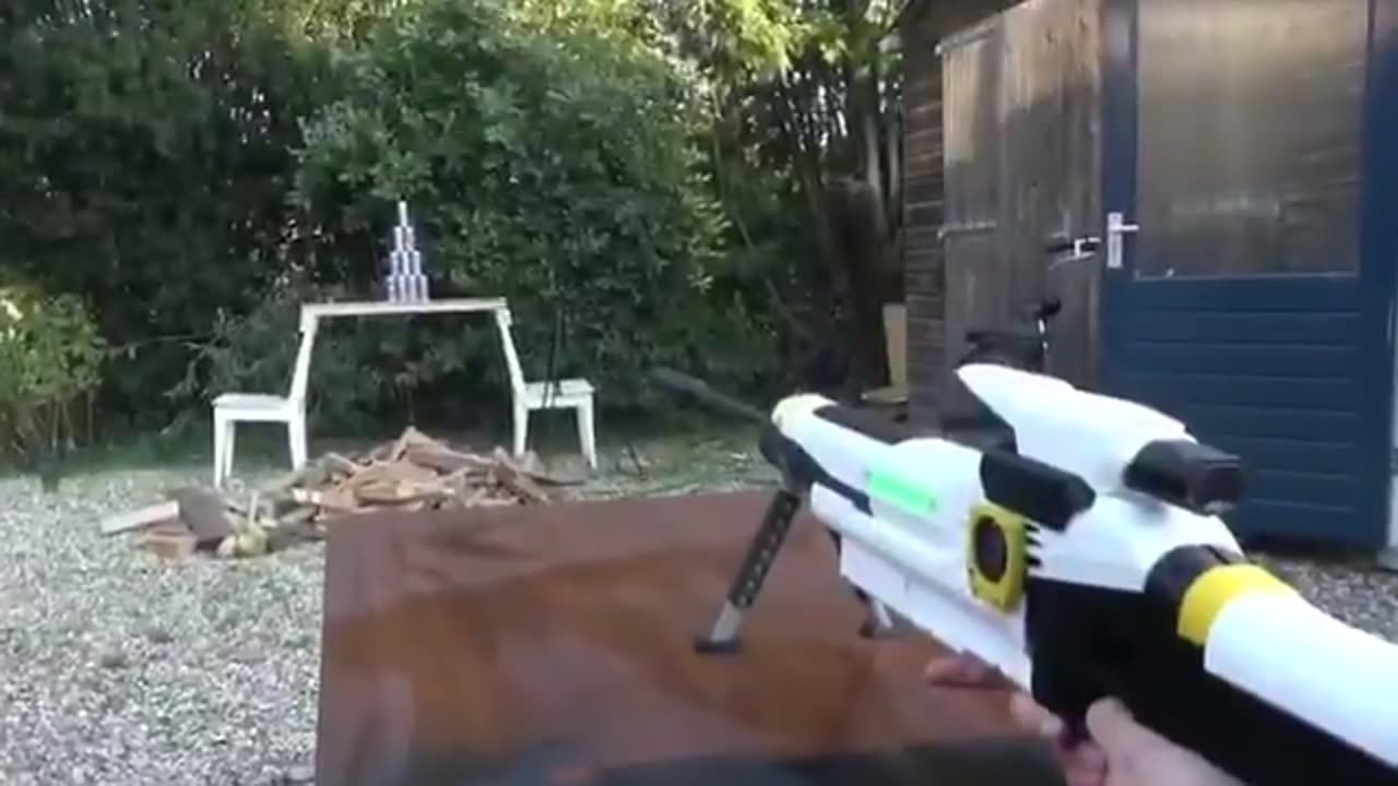 The Most Powerful Water Gun That Shoots Ice