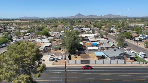 Street in Phoenix AZ Timelapse