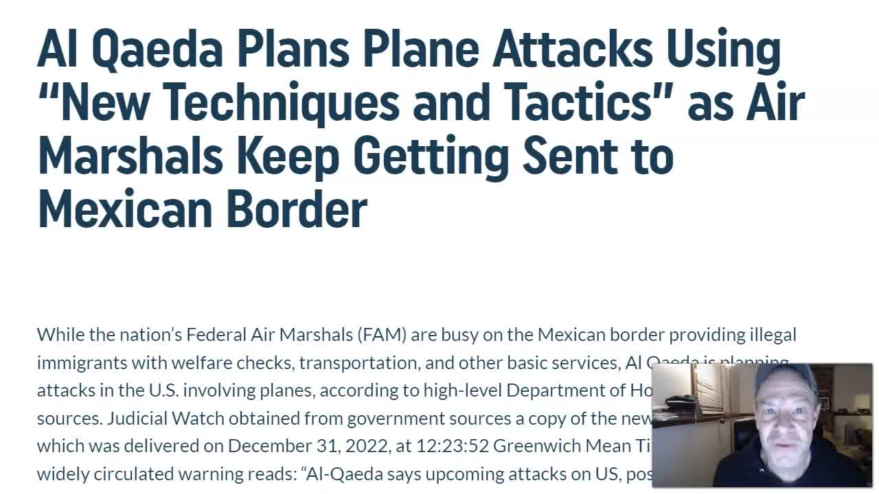 Al Qaeda Plans Plane Attacks Using “New Techniques and Tactics” as FAM Sent to Mexican Border