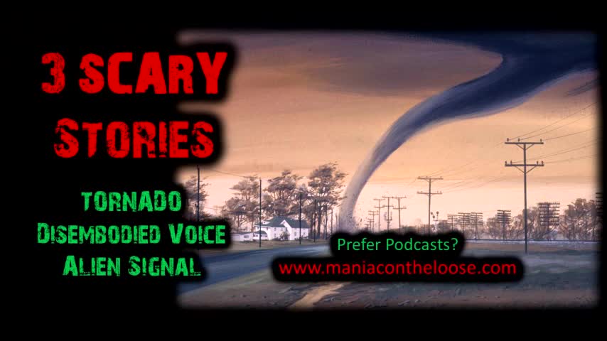 3 Scary Stories | A man gets a close up view of a tornado…you won't believe what he sees inside it!