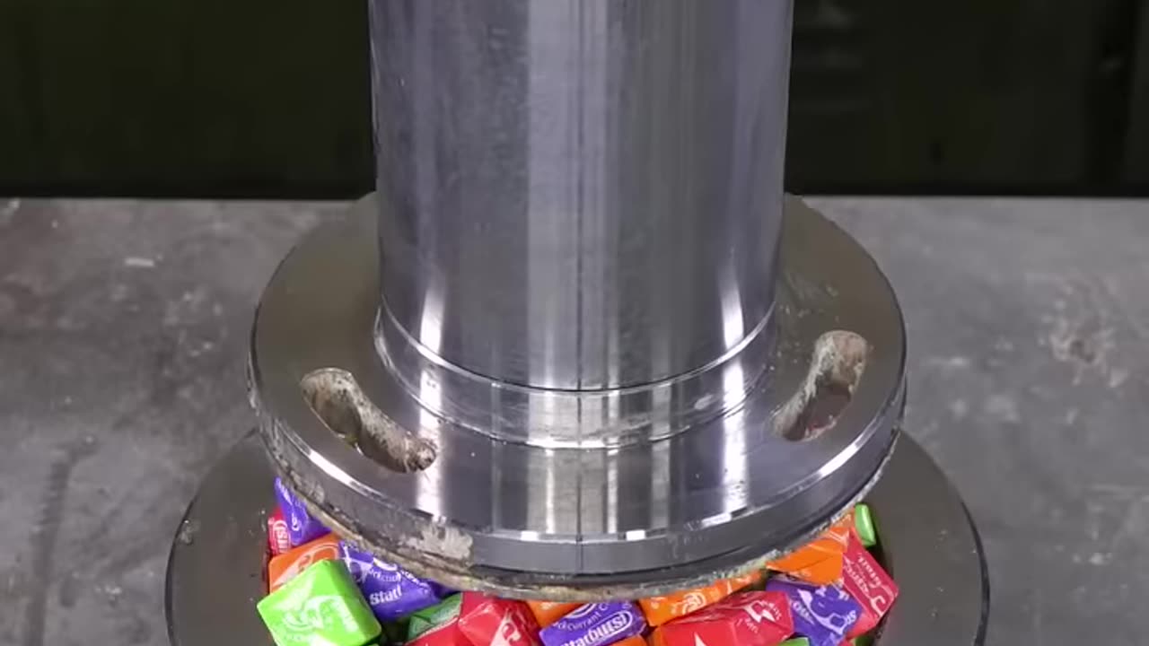 Compilation of best Candy crushes with hydrochloric press#hudrluic #statfiying#viral