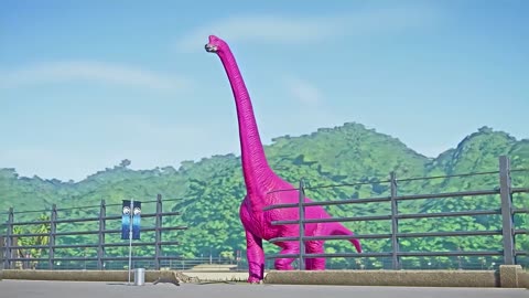Spiderman, Batman, Joker, Hulk, Flash, Brachiosaurus Color Pack Dinosaurs Fighting Jurassic World