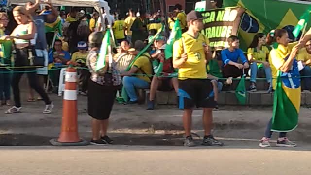 Protesto Democrático no Comando Militar do Nordeste em Recife 07/11/2022