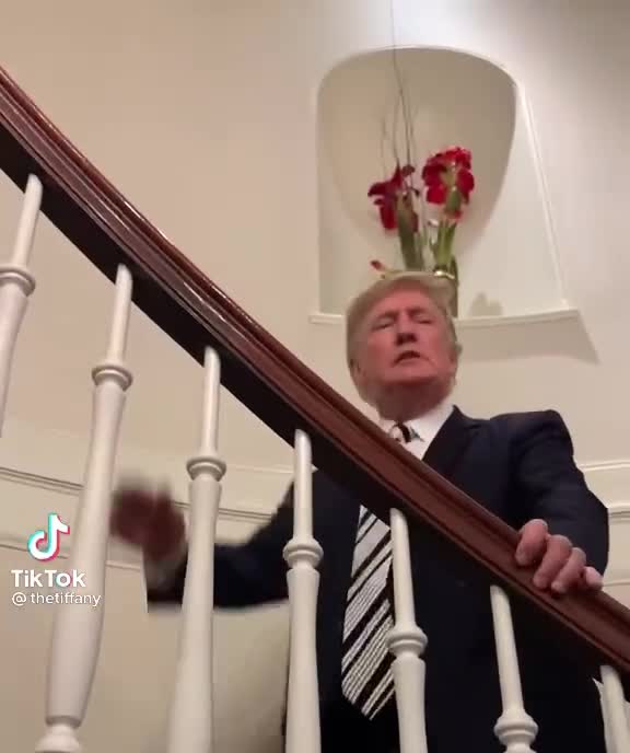 President Donald Trump Greeting Everyone