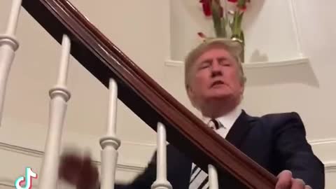 President Donald Trump Greeting Everyone