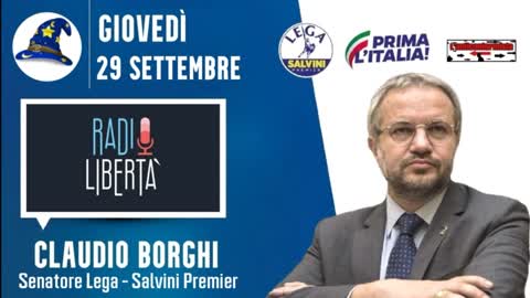 🔴 23ª Puntata della rubrica "Scuola di Magia" di Claudio Borghi su Radio Libertà (29/09/2022).