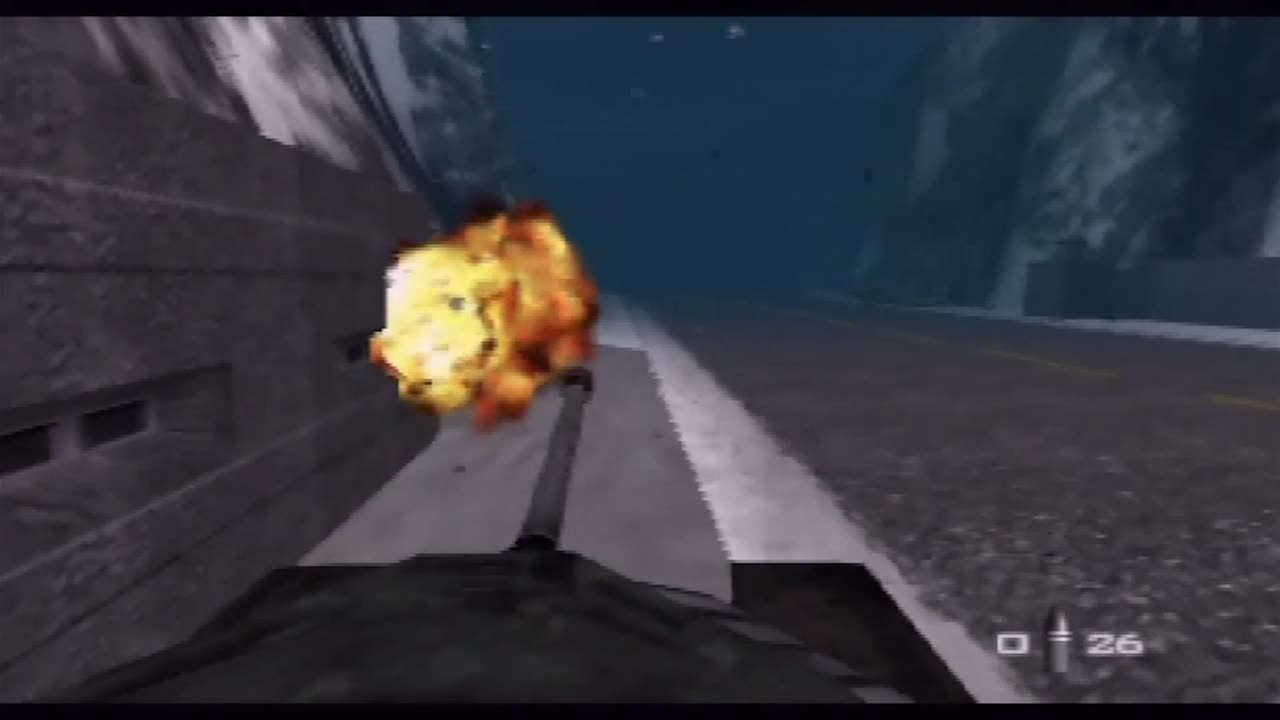 GoldenEye 007 00 Agent Playthrough (Actual N64 Capture) - Runway