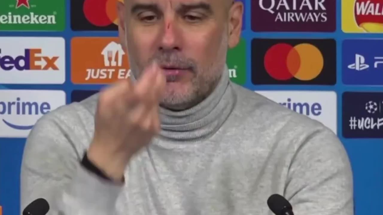 Pep Guardiola breaks his silence to reveal the real reason for the scratches