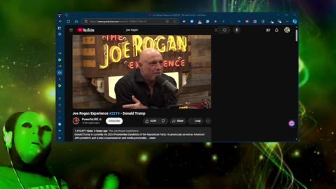 Mysterious Mob Watches Trump and Rogan