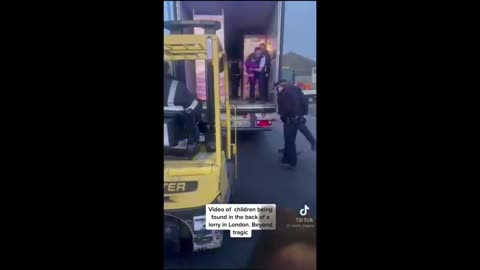 KIDS SAVED FROM THE BACK OF A LORRY IN LONDON - SEX TRAFFICKING