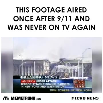 This Footage Aired Once After 9/11 Then Never Again