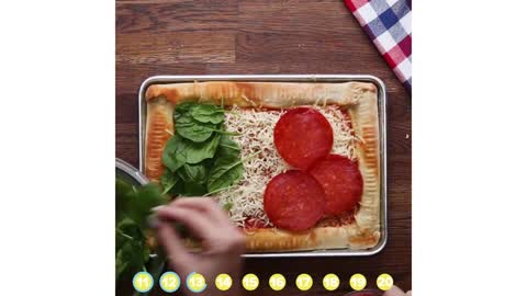 DOUBLE STUFFED SHEET PAN PIZZA