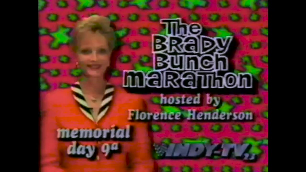 May 22, 1997 - WNDY ID & Promo for 'Brady Bunch' Marathon