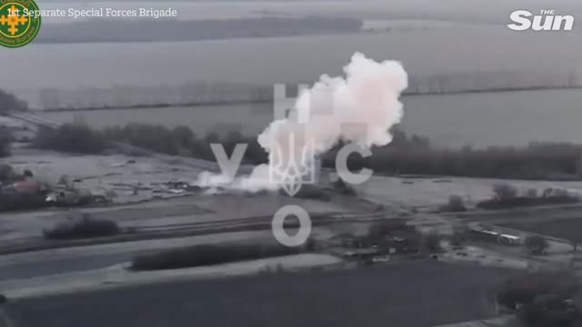 Ukrainian Special Forces destroy a Russian observation post in Ukraine