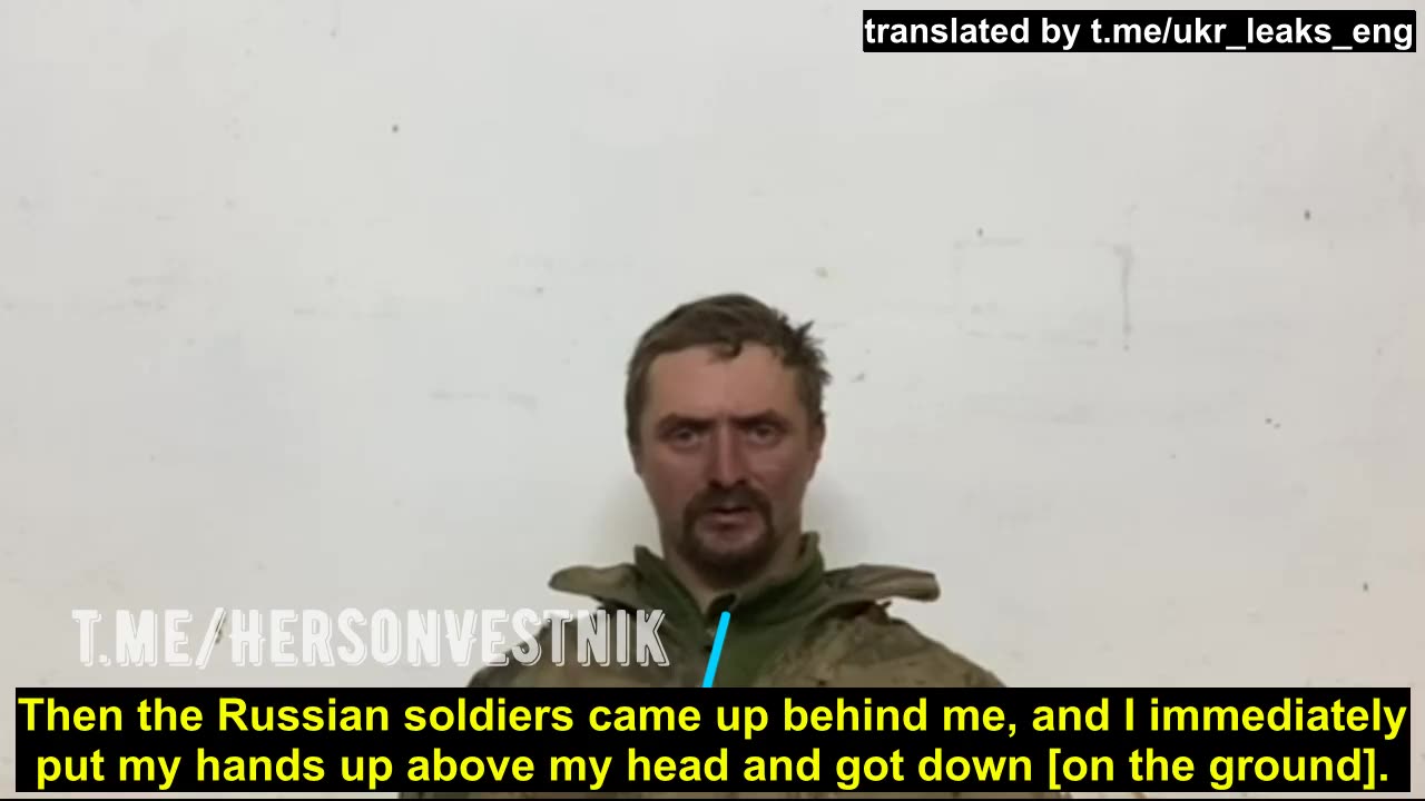 A prisoner of war from the right bank of the Kherson region