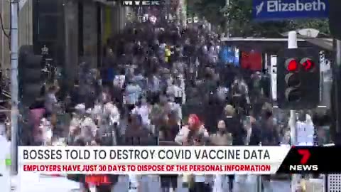 Employers in Australia told to "destroy 'Covid Vaccination' data collected about their staff"