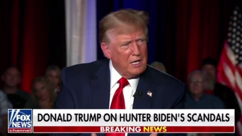 President Trump on the Hunter scandals