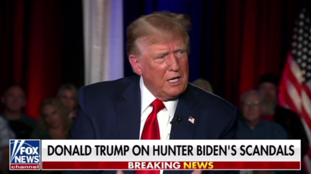 President Trump on the Hunter scandals