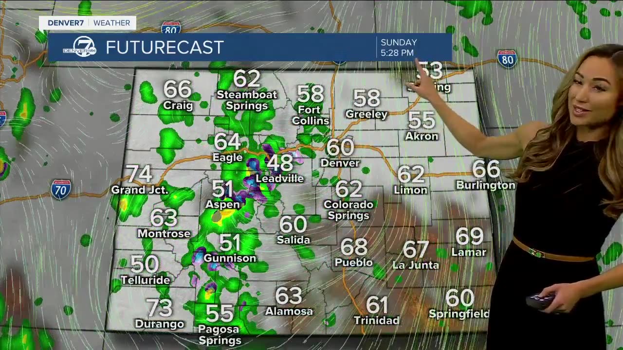 Cool and unsettled Mother's Day across CO