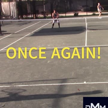 ANNOYINGLY GOOD BACKHAND DROP SHOT!
