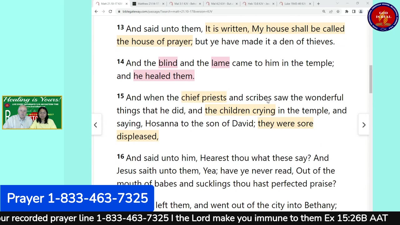 Healing Is Yours 06-17-2023 The 33rd Healing Miracle of Jesus - Pastor Chuck Kennedy