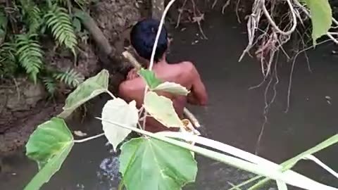 Fishing in the lake