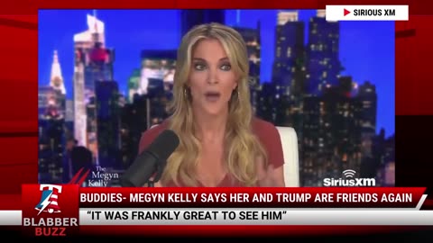 Buddies- Megyn Kelly Says Her And Trump Are Friends Again