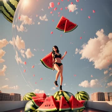 AI Animated Music Video Short - Watermelon Sugar | Harry Styles