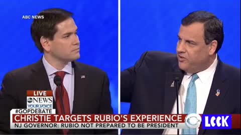 Chris Christie “Takes ” Down Marco Rubio on Livel!