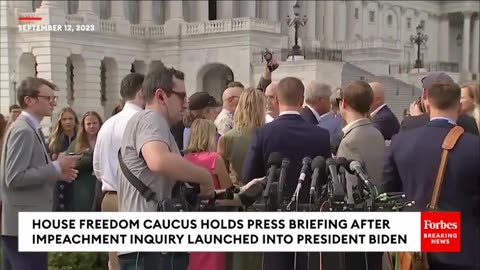 BREAKING NEWS: House Freedom Caucus Holds Press Briefing After Launch Of Impeachment Inquiry