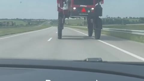 The driver saw this car on the road. Does anyone know what it is?