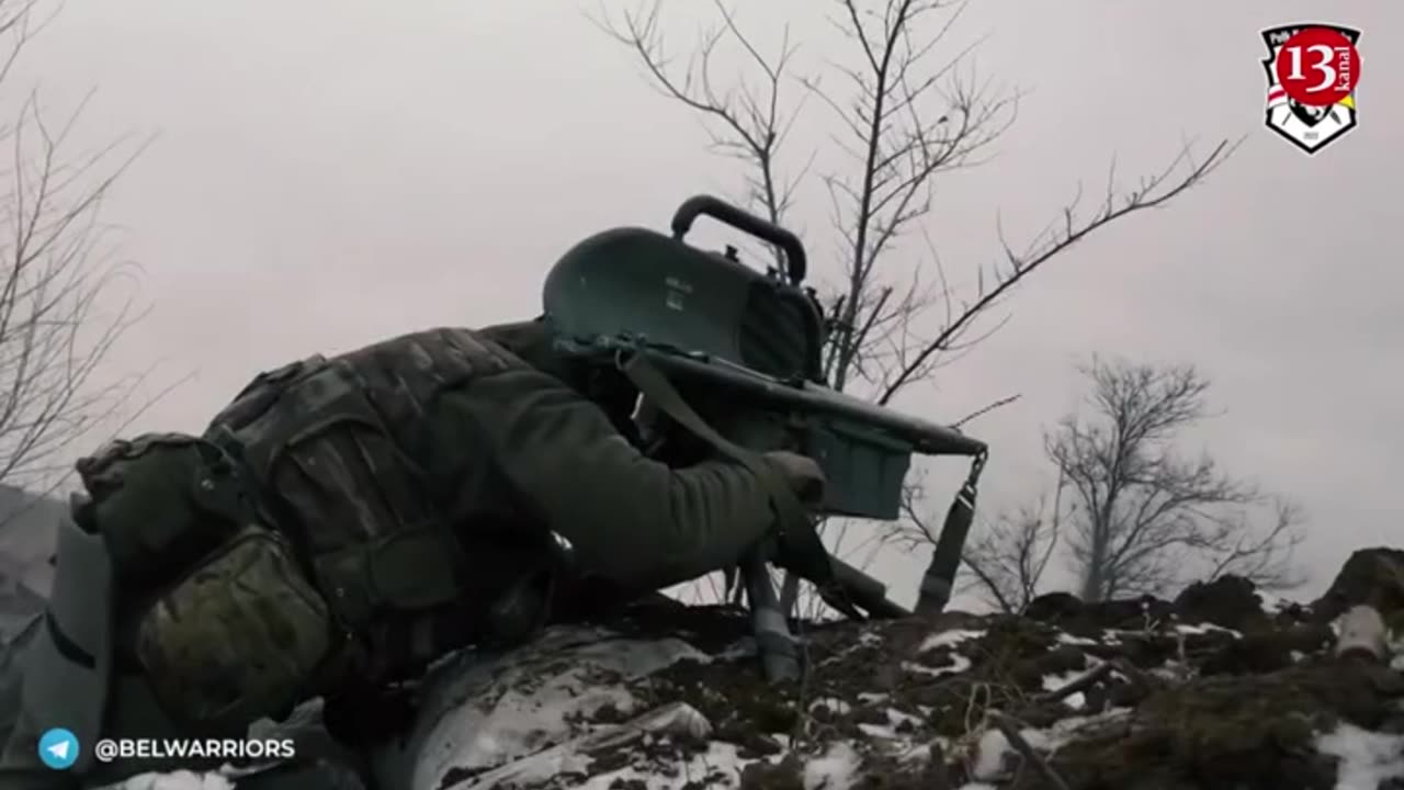 Ukrainian troops destroy Russian post with an anti-tank missile!!!!!!