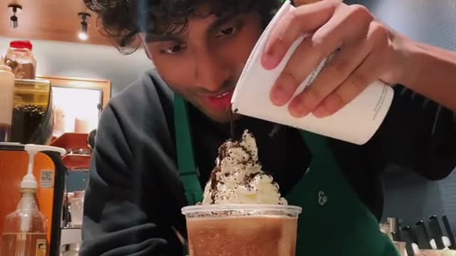 The Nutella Frappuccino is a delicious drink at Starbucks!🔥