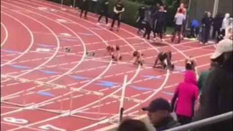 Transgender Stomps Women's NCAA 110m Hurdles